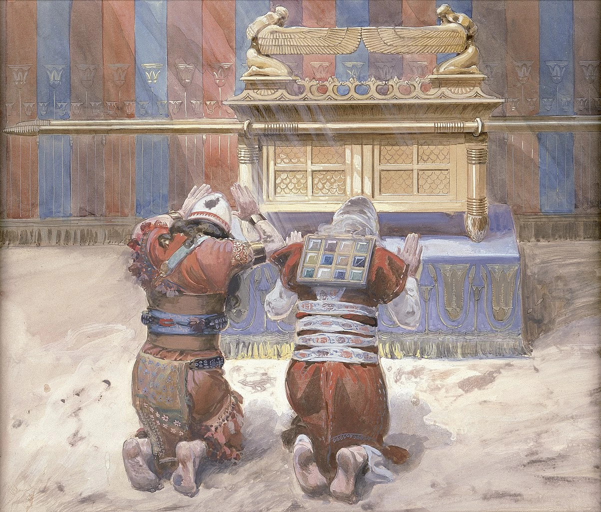 James Tissot - 134, L'Antico testamento. Mosè e Giosuè nel Tabernacolo